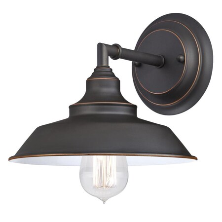 Westinghouse One-Light Dimmable LED Outdoor Wall Fixture Orson Wthrd Stl 6343500